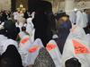 حضور زائران ایرانی حاضر درمکه مکرمه در کنارخانه خداهمزمان با تحویل سال نو