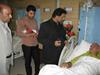 مسئولین سازمان حج از مصدومین حج بستری در بیمارستان عیادت کردند