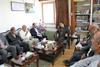 سنندج - دیدار مدیر حج وزیارت و تعدادی از کارگزاران زیارتی با مدیر کل صدا وسیمای مرکز کردستان