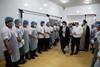 بازدید نماینده ولی فقیه در امور حج و زیارت ورئیس ستاد مکه مکرمه از آشپزخانه طبخ غذای حجاج ایرانی
