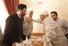 بازدید سرزده مشاور رییس جمهور و رئیس سازمان حج و زیارت  از هتل منار المدینه و گفتگو با زائران