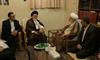 دیدار سرپرست حجاج ایرانی و رئیس سازمان حج و زیارت با آیت الله صافی گلپایگانی