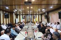 دیدار تعدادی از کارکنان شرکتی سازمان حج وزیارت با رئیس سازمان در  آستانه میلاد حضرت علی علیه السلام