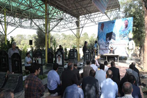 حضور رئیس سازمان حج و زیارت در مراسم سالگرد شهدای رسانه ملی در فاجعه منا