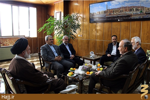 رييس سازمان ميراث فرهنگي با سرپرست حجاج ايراني و رئیس سازمان حج ديدار كرد