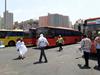 گزارش مصور بازدید مسئولان حج وزیارت از حمل و نقل درون شهری مکه مکرمه 