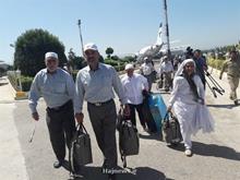گزارش تصویری بازگشت اولین گروه از حجاج ایرانی به میهن اسلامی
