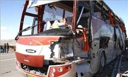 واژگونی اتوبوس زائران تهرانی در مسیر مهران به نجف