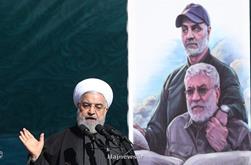 سخنرانی رئیس جمهور در اجتماع بزرگ مردم تهران  در مراسم راهپیمایی 22 بهمن 