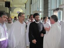 با حضور دکتر موسوی عملیات انتقال حجاج ایرانی به عرفات  پیش ظهر امروز آغاز شد.