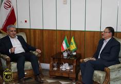 دیدار مدیر عامل بانک ملی ایران با رئیس سازمان حج و زیارت