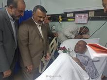 عیادت  سرپرست حجاج ایرانی و رئیس سازمان حج و زیارت از بیماران ایرانی بستری در بیمارستان نور مکه