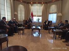 گزارش تصویری دیدار رئیس سازمان حج و زیارت و هیات همراه با وزیر سیاحه و گردشگری سوریه 