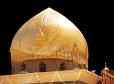 پايان ساخت پنجره هاي فلزي بزرگترين گنبد خشتي جهان اسلام