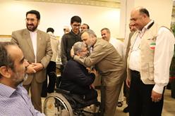 دیدار رئیس سازمان حج وزیارت و سرپرست حجاج ایرانی با کاروان جانبازان در مکه مکرمه