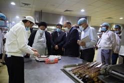 بازدید نماینده ولی فقیه در امور حج و زیارت ورئیس ستاد مکه مکرمه از آشپزخانه طبخ غذای حجاج ایرانی