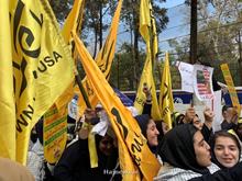 حضور پرشکوه مردم در راهپیمایی یوم الله 13 آبان ماه و شرکت جمعی از کارکنان حج و زیارت در میان مردم+تصاویر  