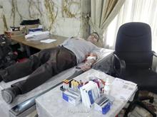 اهدای خون اهدای زندگی/جمعی از کارکنان سازمان حج و بعثه مقام معظم رهبری خون خود را هدیه دادند+تصاویر 