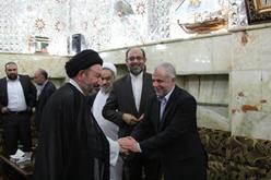 رئیس سازمان حج و زیارت با تولیت آستان مقدس علوی(ع) دیدار کرد/ گزارش تصویری