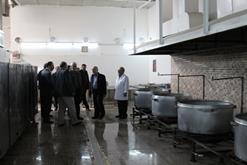 بازدید مسئولین سازمان حج از آشپزخانه پخت غذای زائران ایرانی در نجف