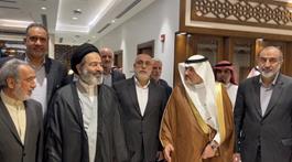 حضور معاون وزیر حج و عمره عربستان در مراسم استقبال از سرپرست حجاج ایرانی و رییس سازمان حج و زیارت 