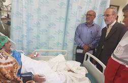 عیادت از بیماران ایرانی بیمارستان حضرت زین العابدین در کربلا + تصاویر 