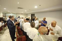 بازدید سرزده رییس سازمان حج و زیارت از سفره حجاج در مکه