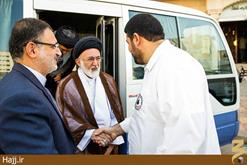 بازدیدسرپرست حجاج ایرانی و رئیس سازمان حج و زیارت ازمرکزپزشکی حج وزیارت در مدینه