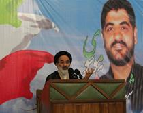 حجت الاسلام تقوی در مراسم بزرگداشت شهید سید مهدی موسوی: مقاومت و ایستادگی رمز پیروزی است