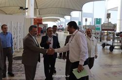 گزارش تصویری بازدید رئیس سازمان حج و زیارت از فرودگاه جده