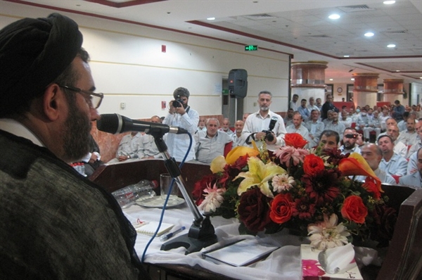 حضور مشاور رییس جمهور و ریاست سازمان در جمع زائران ایرانی مستقر در جوهرة العاصمة