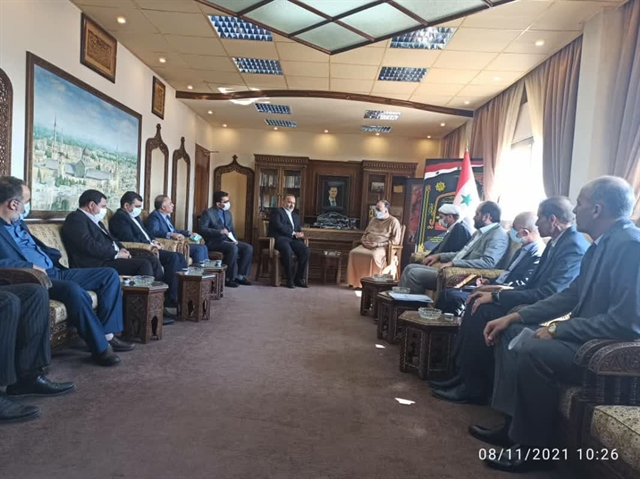  گزارش تصویری دیدار رئیس سازمان حج و زیارت و هیات همراه با وزیر اوقاف سوریه 