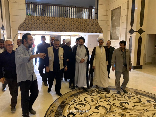 گزارش تصویری/بازدید نماینده ولی فقیه و رئیس سازمان حج و زیارت از هتل در حال ساخت کوثر امام علی (ع)